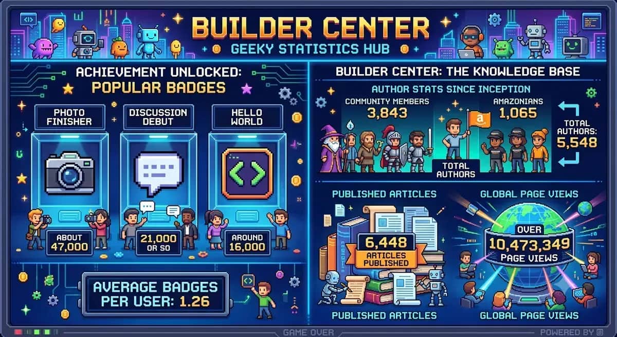 AWS Builder Center turns 1 with sandbox environments