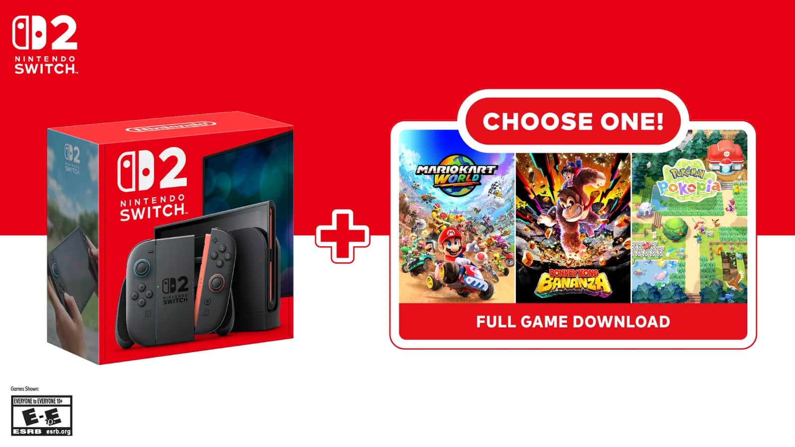 Nintendo Launches Choose Your Game Switch 2 Bundle