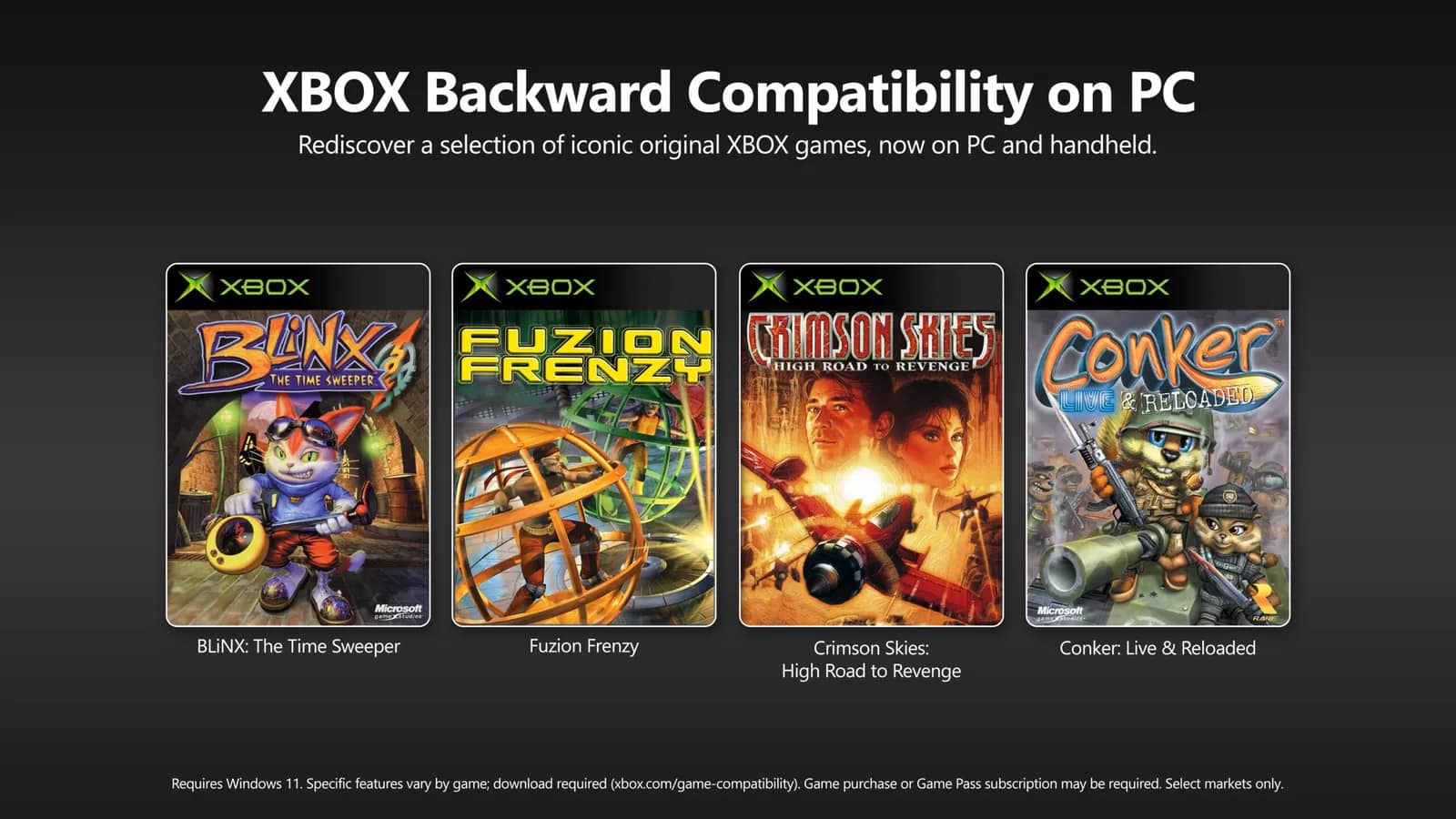 Xbox Backward Compatibility Arrives on PC Starting With Four Classic Games