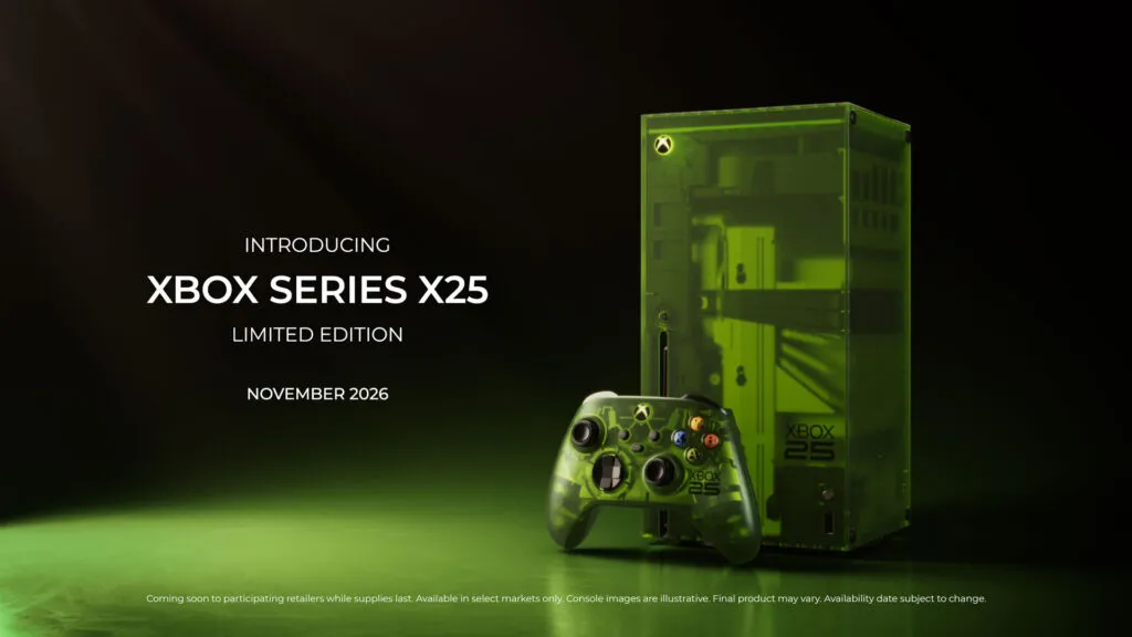 Xbox Reveals 25th Anniversary Translucent Series X25 Console